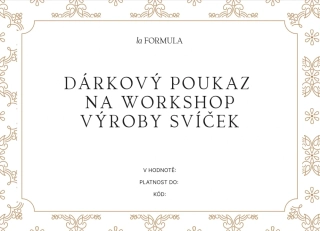 Dárkový poukaz na workshop